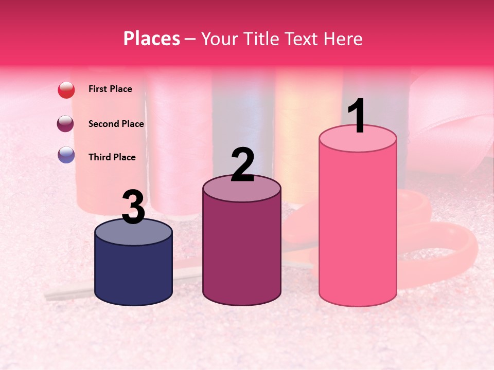 Textile Needlework Sew PowerPoint Template