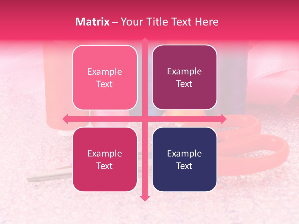 Textile Needlework Sew PowerPoint Template