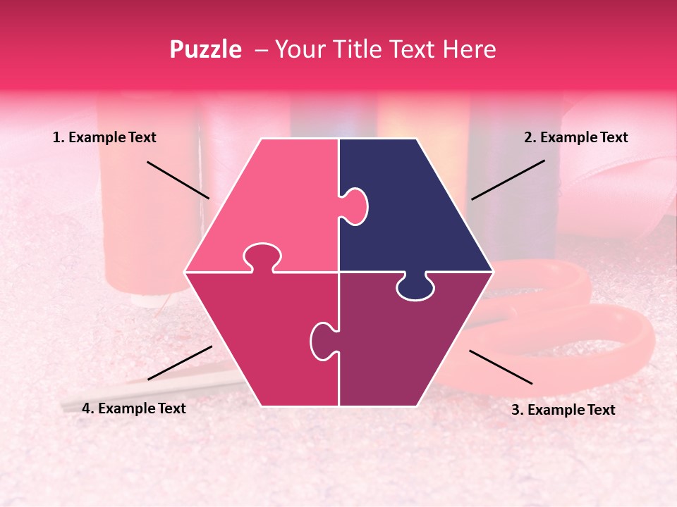 Textile Needlework Sew PowerPoint Template