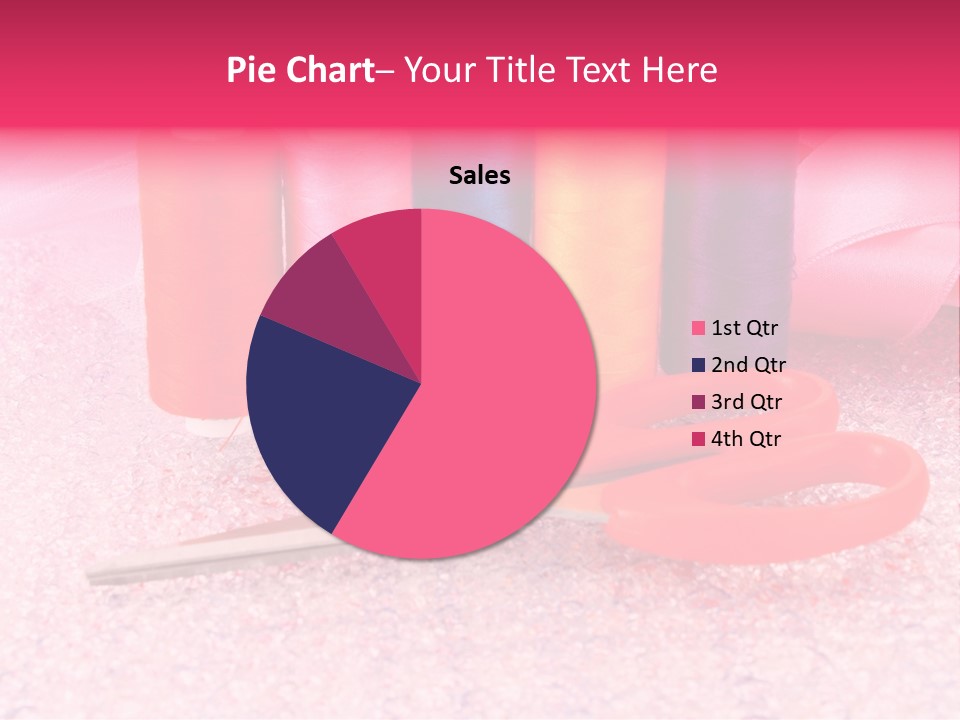 Textile Needlework Sew PowerPoint Template