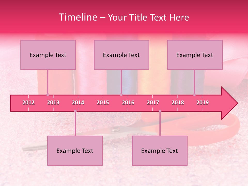 Textile Needlework Sew PowerPoint Template