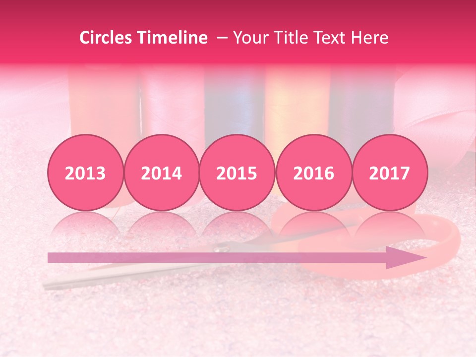 Textile Needlework Sew PowerPoint Template