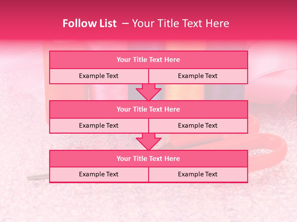 Textile Needlework Sew PowerPoint Template