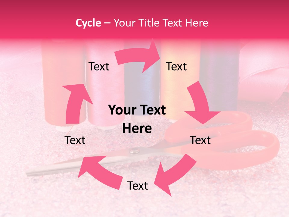 Textile Needlework Sew PowerPoint Template