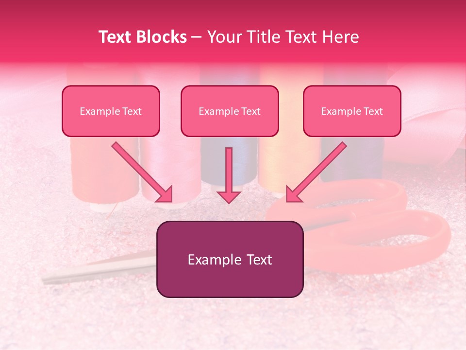 Textile Needlework Sew PowerPoint Template