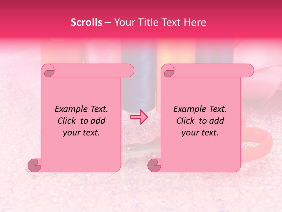 Textile Needlework Sew PowerPoint Template