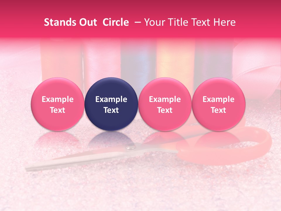 Textile Needlework Sew PowerPoint Template