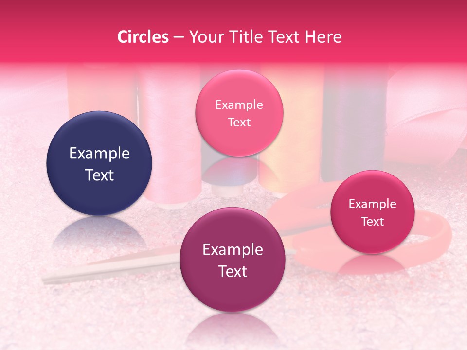 Textile Needlework Sew PowerPoint Template