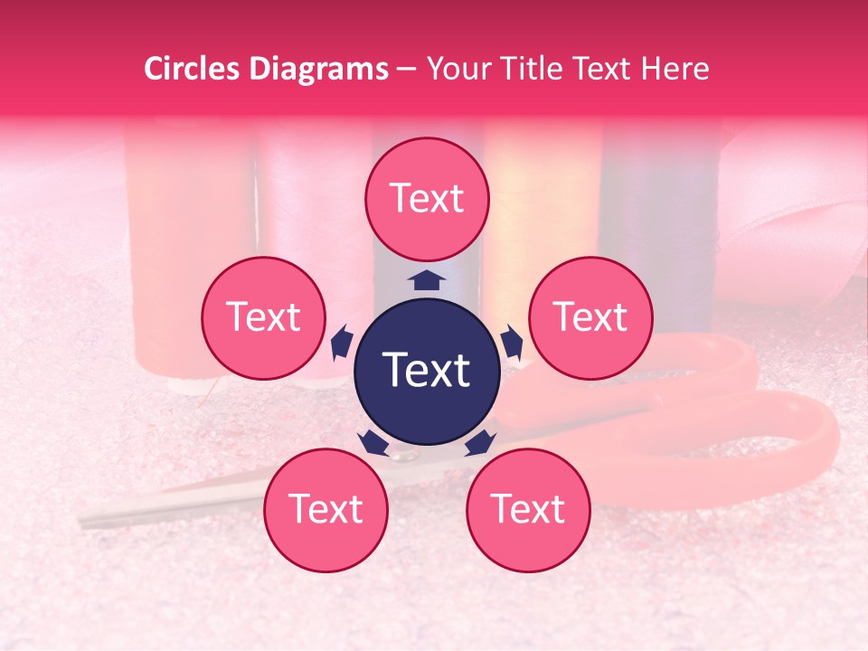 Textile Needlework Sew PowerPoint Template