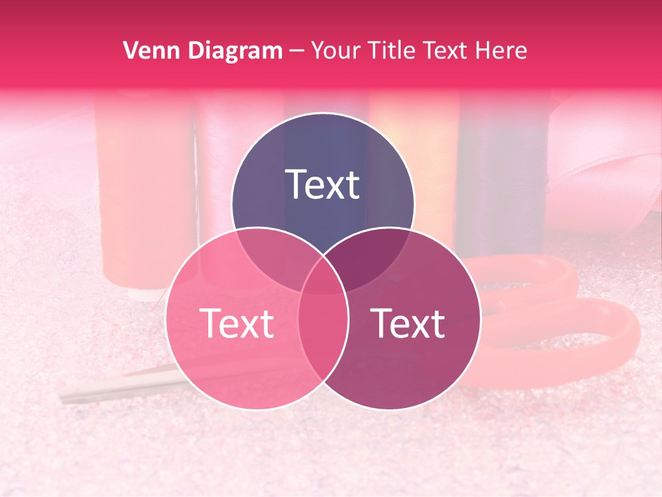 Textile Needlework Sew PowerPoint Template