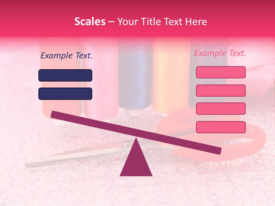 Textile Needlework Sew PowerPoint Template