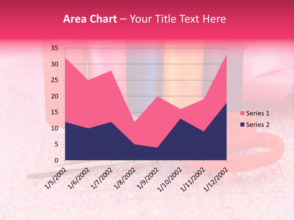 Textile Needlework Sew PowerPoint Template