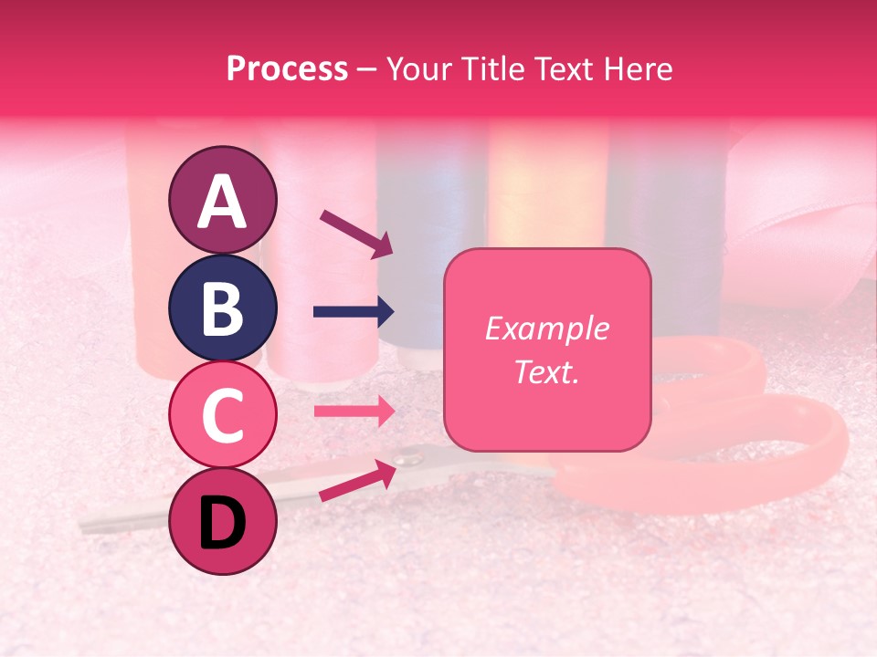 Textile Needlework Sew PowerPoint Template