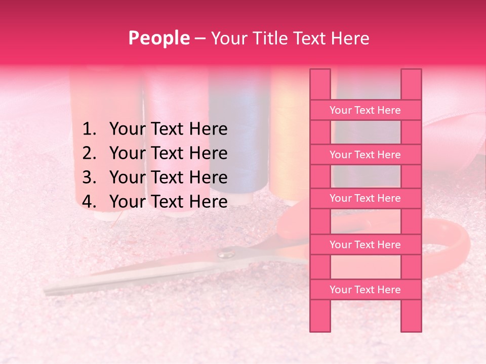 Textile Needlework Sew PowerPoint Template