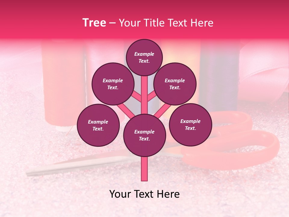 Textile Needlework Sew PowerPoint Template