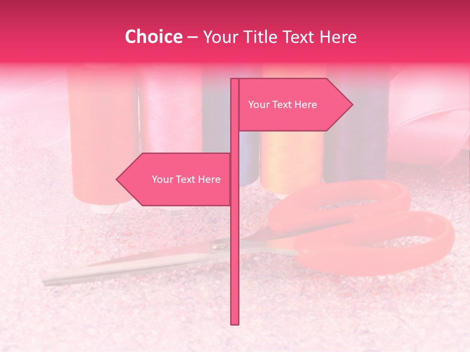 Textile Needlework Sew PowerPoint Template