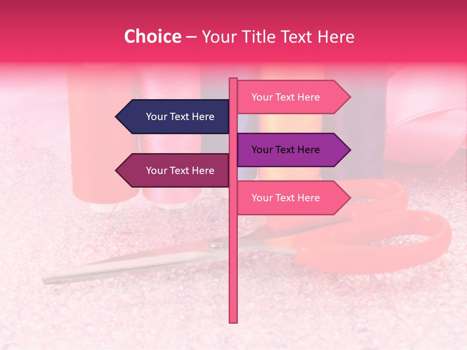 Textile Needlework Sew PowerPoint Template