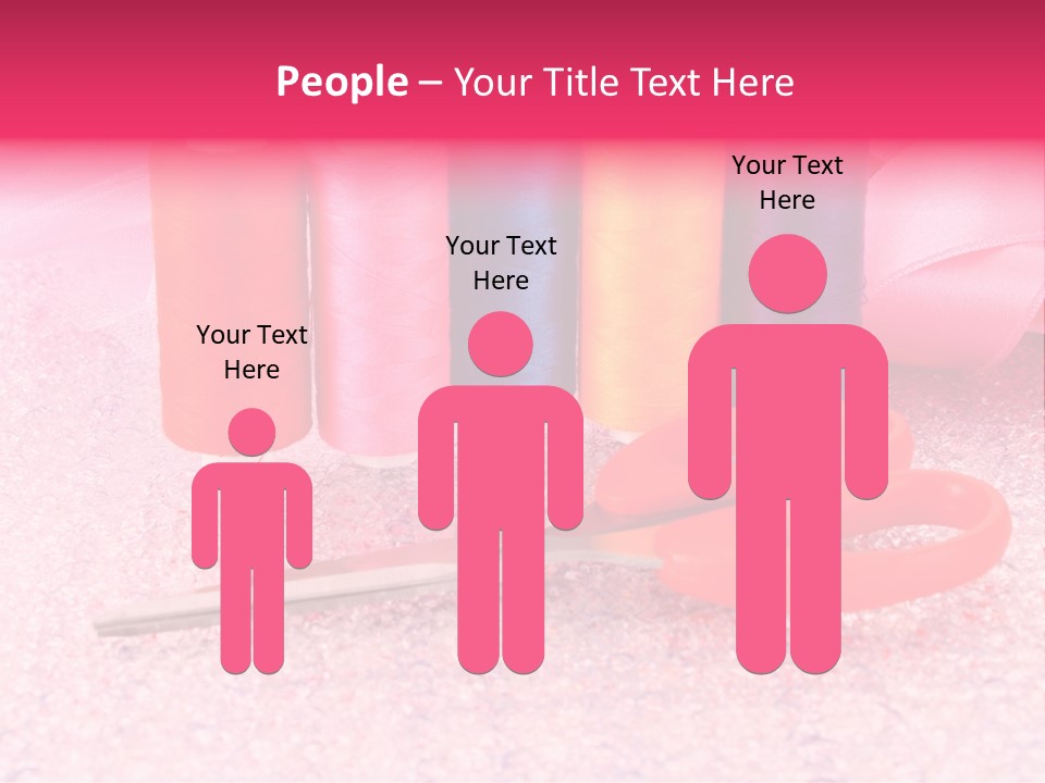 Textile Needlework Sew PowerPoint Template