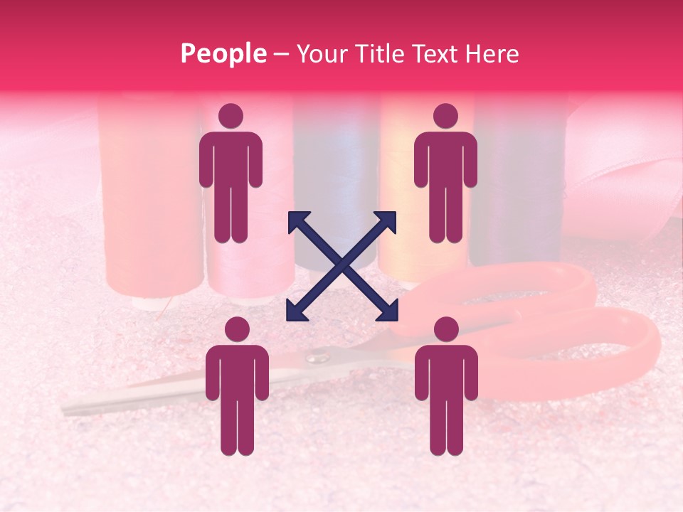 Textile Needlework Sew PowerPoint Template