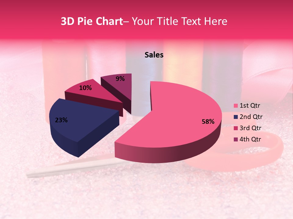Textile Needlework Sew PowerPoint Template