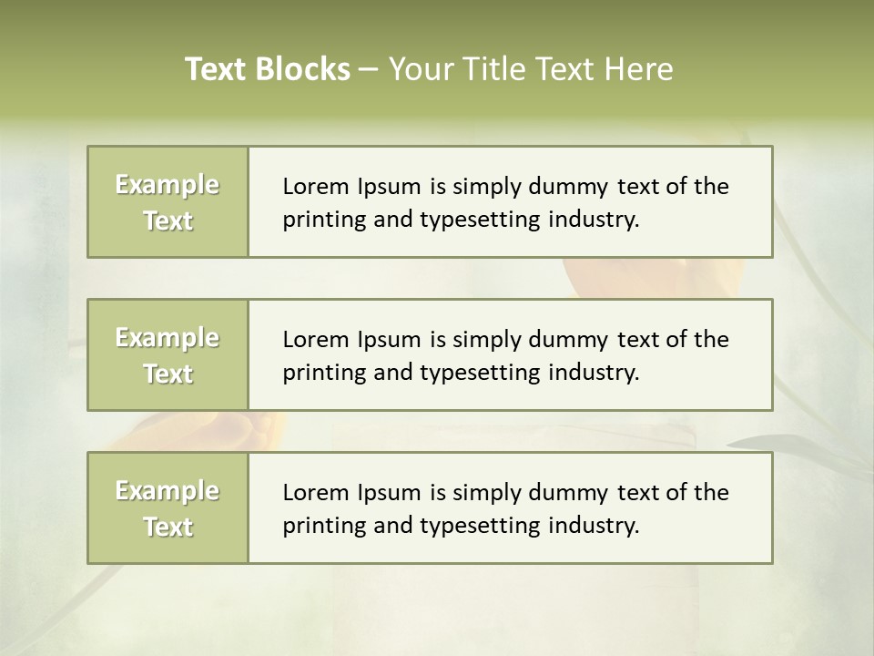 Painted Vintage Postcard PowerPoint Template