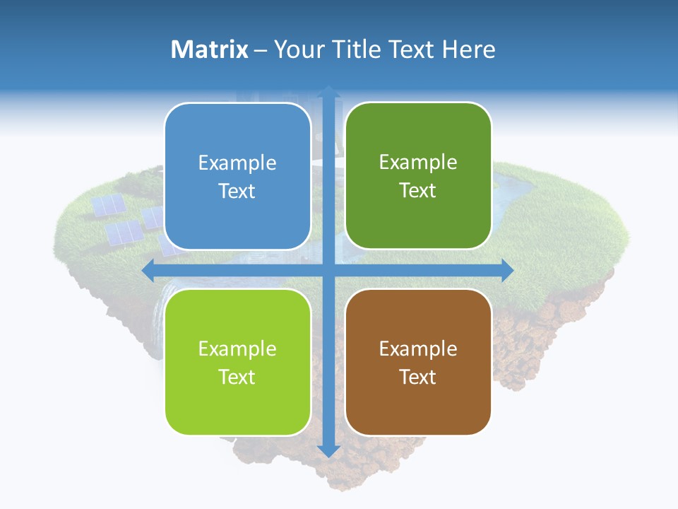 Island In The Air PowerPoint Template