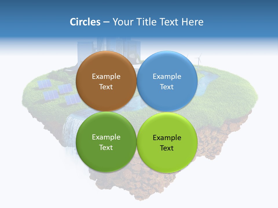 Island In The Air PowerPoint Template