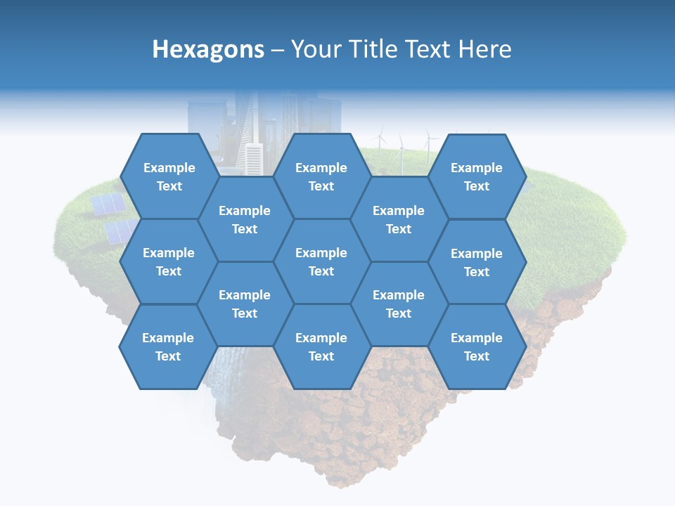 Island In The Air PowerPoint Template