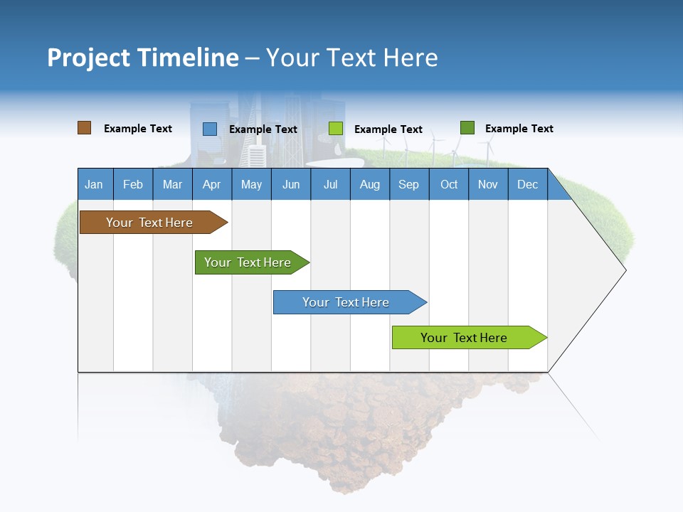 Island In The Air PowerPoint Template