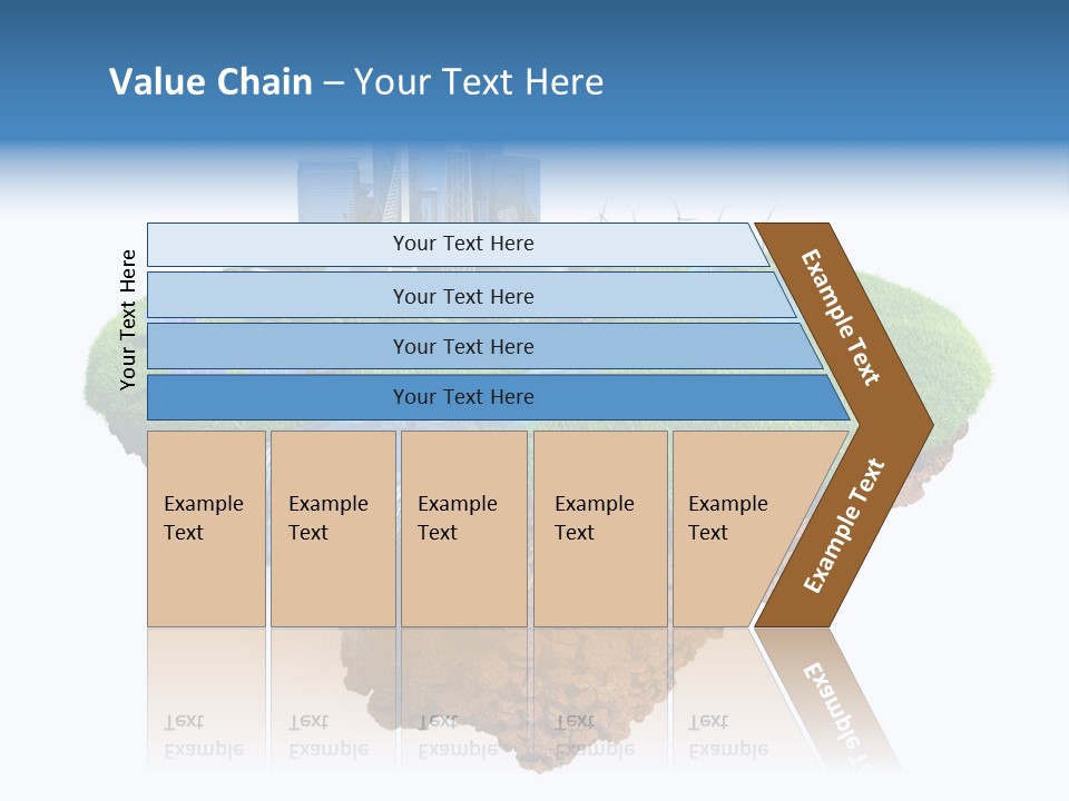 Island In The Air PowerPoint Template