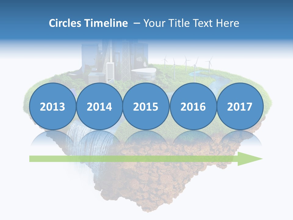 Island In The Air PowerPoint Template