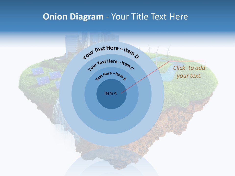 Island In The Air PowerPoint Template