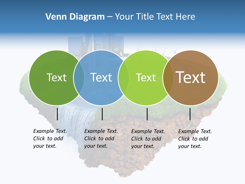 Island In The Air PowerPoint Template