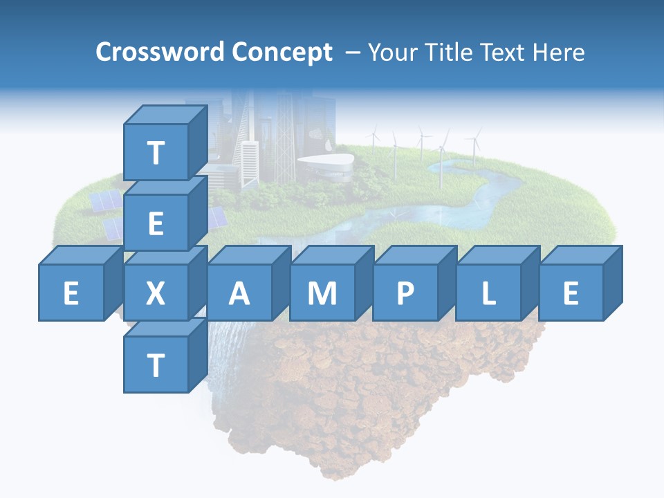 Island In The Air PowerPoint Template