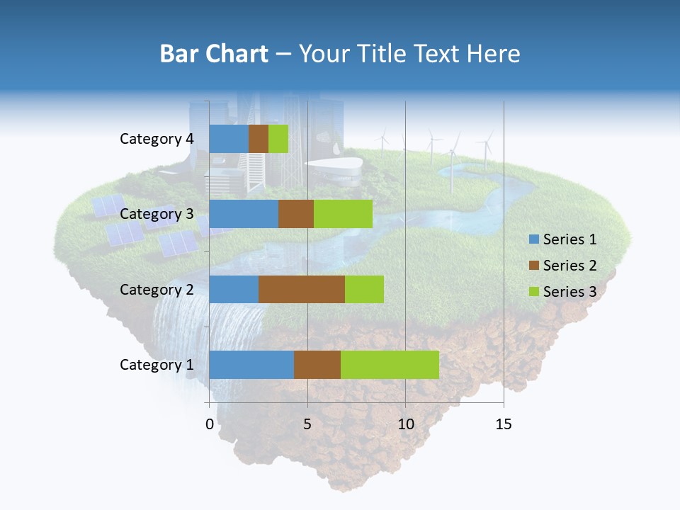 Island In The Air PowerPoint Template