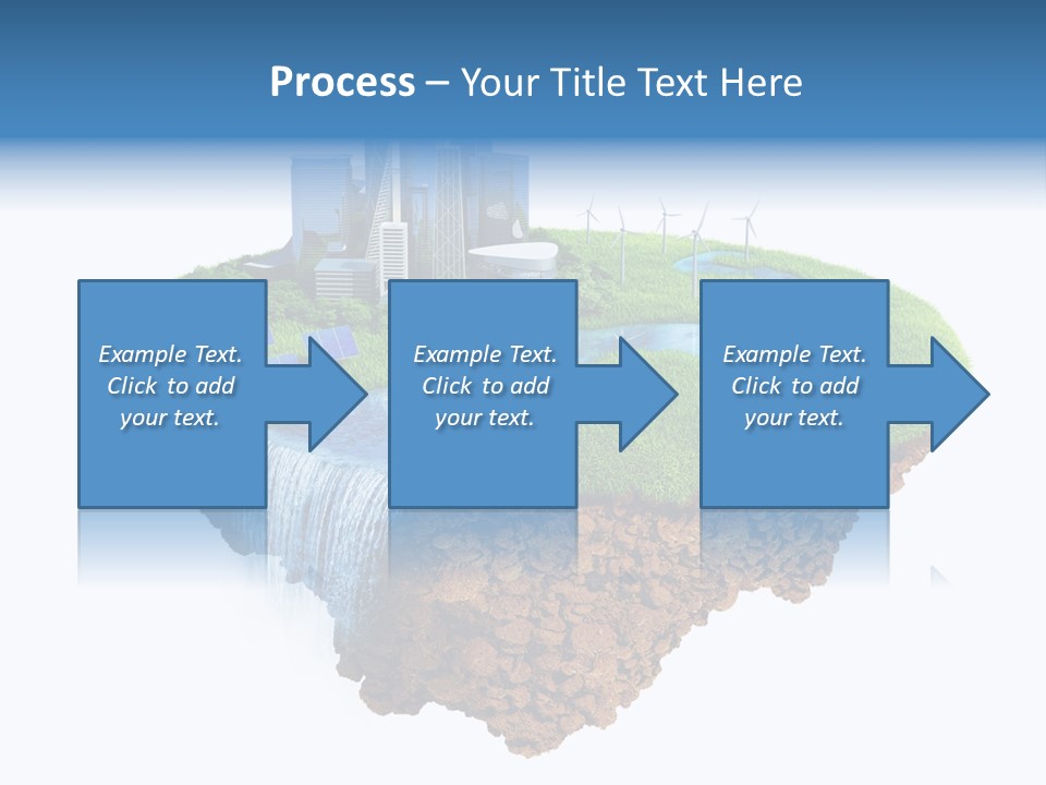 Island In The Air PowerPoint Template