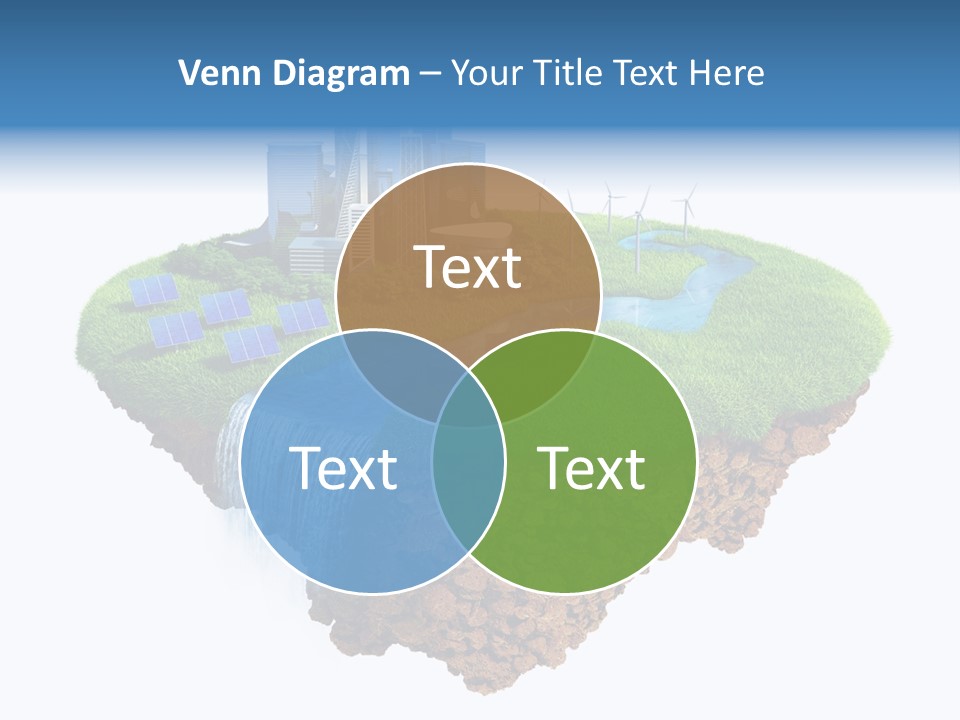 Island In The Air PowerPoint Template