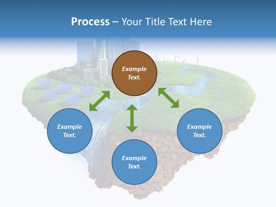 Island In The Air PowerPoint Template