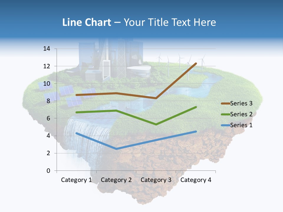 Island In The Air PowerPoint Template