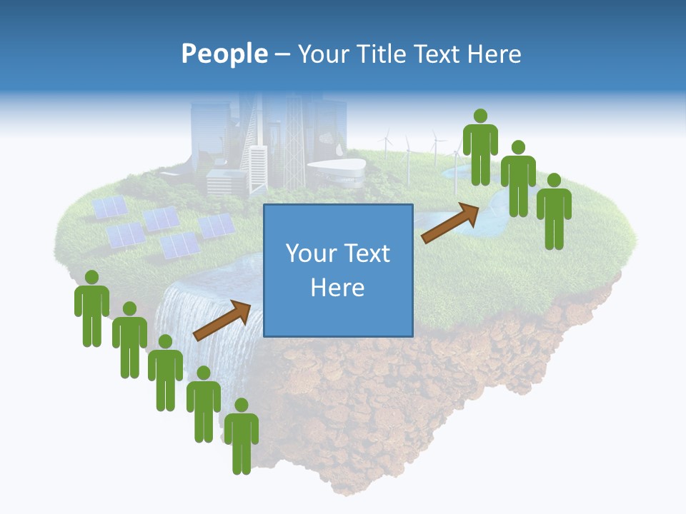 Island In The Air PowerPoint Template