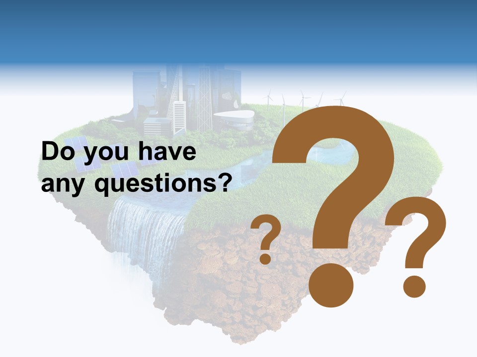 Island In The Air PowerPoint Template