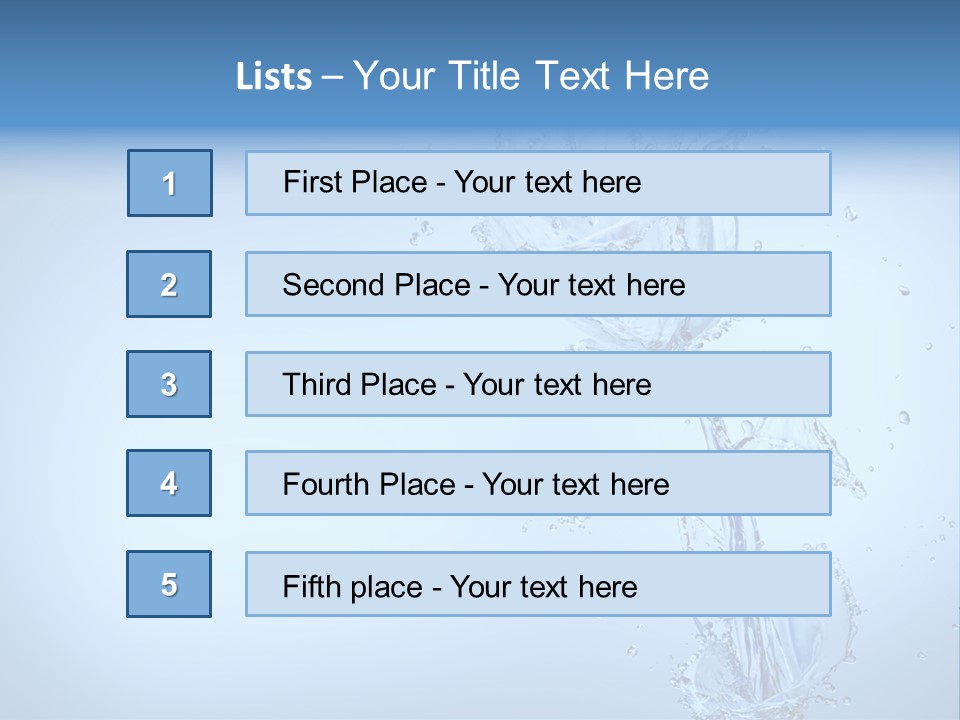 Rose Water PowerPoint Template