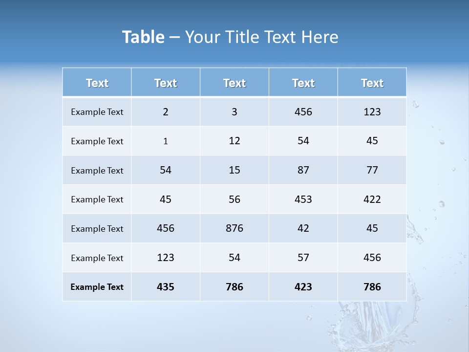 Rose Water PowerPoint Template