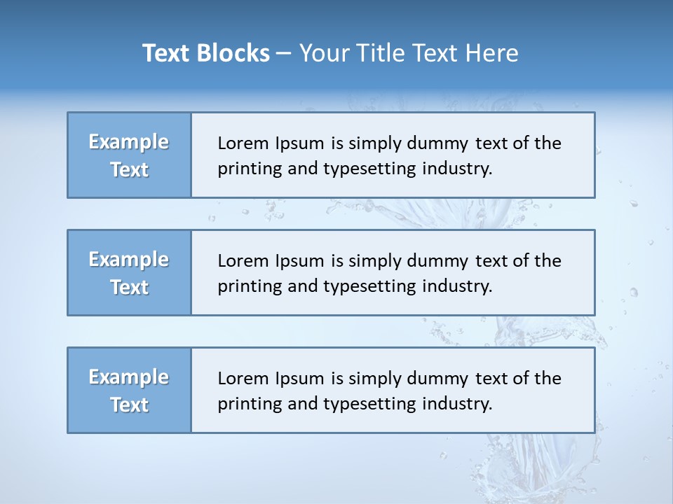 Rose Water PowerPoint Template