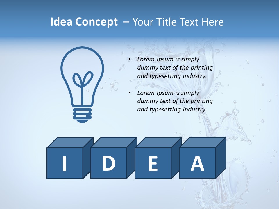 Rose Water PowerPoint Template