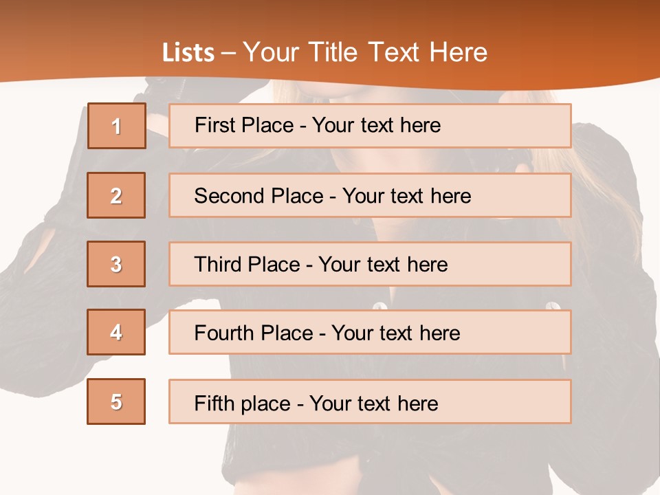 Attractive Beauty Tempting PowerPoint Template