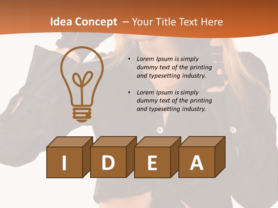 Attractive Beauty Tempting PowerPoint Template