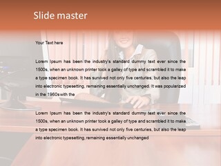 Study Manager Confident PowerPoint Template