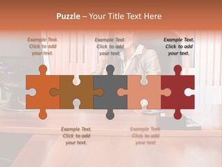 Study Manager Confident PowerPoint Template
