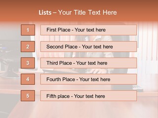 Study Manager Confident PowerPoint Template